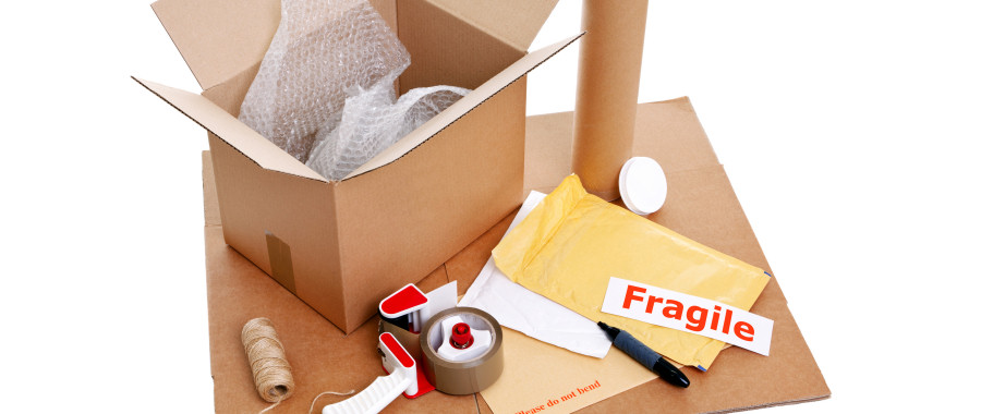 Repackaging materials for postal product fulfilment